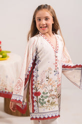 Sprinkles Stitched 2 Piece Kids Khaddar Collection-Ivory Muse