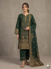 Abeera Exclusive Stitched 3 Piece Summer Jacquard Suit-J-08