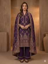 Abeera Exclusive Stitched 3 Piece Summer Jacquard Suit-J-03