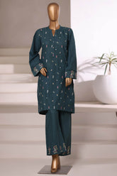 Vybe By Sada Bahar Stitched 2 Piece Emb Jacquard Set Vol-03 Suit-JC-02-Green