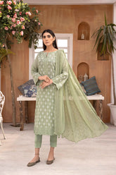 Zerlin by Johra Unstitched 3 Piece Chikankari Lawn Collection'2023-JH-207