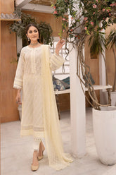 Zerlin by Johra Unstitched 3 Piece Chikankari Lawn Collection'2023-JH-209