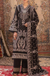 Ulfat By Johra Unstitched 3 Piece Emb Banarsi Jacquard Lawn Suit-JH-254