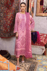 Ulfat By Johra Unstitched 3 Piece Emb Banarsi Jacquard Lawn Suit-JH-258