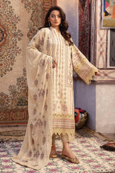 Ulfat By Johra Unstitched 3 Piece Emb Banarsi Jacquard Lawn Suit-JH-259