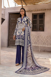 Desire by Johra Unstitched 3 Piece Digital Printed Leather Peach Suit-JH-63