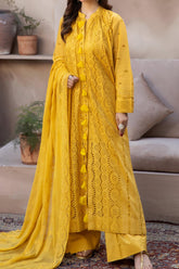 Aniyah by Johra Unsitched 3 Piece Chikankari Lawn Suit-JH-65