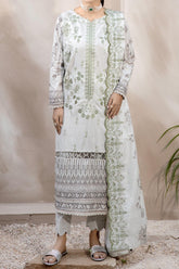 Sila by Johra Unstitched 3 Piece Emb & Printed Lawn Suit-JH-92