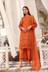 Suhana by Johra Unstitched 3 Piece Festive Chikankari Lawn Collection'2023-JH-278