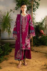 Kaia by Mahnur Unstitched 3 Piece Emb Winter Suit-K-09
