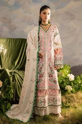 Kaia by Mahnur Unstitched 3 Piece Emb Winter Suit-K-11