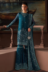 Zarif Unstitched 3 Piece Premium Chiffon Suit-ZRF-PRC-03 KATE
