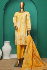 HZ Stitched 3 Piece Emb Khaddar Vol-03 Suit-KE-929