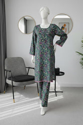 Lush Aura By Almeerah Stitched 2 Piece Premium Bana Dora Lawn Collection'2025-Kai Meadow Grace