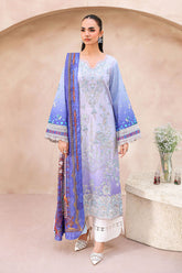 Mashaal By Ramsha Unstitched 3 Piece Luxury Lawn Vol-15 Suit-L-1505