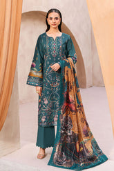 Mashaal By Ramsha Unstitched 3 Piece Luxury Lawn Vol-15 Suit-L-1511