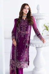 Arzoo by Ramsha Unstitched 3 Piece Chiffon Vol 02 Suit-U-206