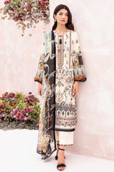 Mashaal by Ramsha Unstitched 3 Piece Luxury Lawn Vol-07 Suit-L-703