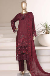 Sada Bahar Stitched 3 Piece Luxury Emb Festive Vol-03 Suit-LEL3-MK-2510-FALSA