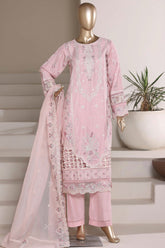 Sada Bahar Stitched 3 Piece Luxury Emb Festive Vol-03 Suit-LEL3-MK-2558-PINK