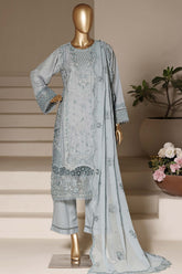Sada Bahar Stitched 3 Piece Luxury Emb Festive Vol-06 Suit-LEL6-MK-2514-AZURE