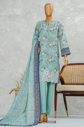 Printkari By HZ Stitched 3 Piece Chikankari Vol-05 Collection'2025-LPE-3P-506