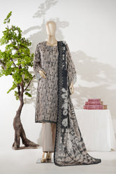 Bin Saeed Stitched 3 Piece Exclusive Printed Lawn Vol-08 Suit-LSM-2890-Ferozi