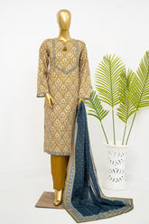 Bin Saeed Stitched 3 Piece Exclusive Printed Lawn Vol-11 Suit-LSM-3152-SKIN