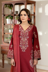 Justuju By Inara Stitched 3 Piece Winter Suit-LALSAA DR-03