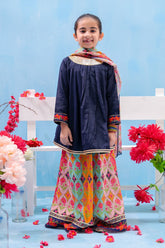 Adorable Swiss lawn 3-piece suits for kids! Featuring soft breathable fabric with vibrant digital prints