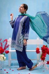 Shop the Swiss Lawn Digital Printed 3 Pc Suit for girls! Stylish, comfortable, and perfect for any occasion.