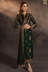 Meeral Stitched 3 Piece Luxury Formals Pret Collection'2025-Azra - Meeral Luxe