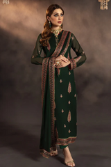 Meeral Stitched 3 Piece Luxury Formals Pret Collection'2025-Azra - Meeral Luxe