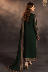 Meeral Stitched 3 Piece Luxury Formals Pret Collection'2025-Azra - Meeral Luxe