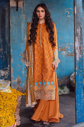 Sahakari By Sahane Unstitched 3 Piece Luxury Lawn Suit-CT-10002-Mashal