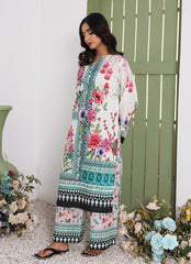 Whimsical Garden By Ahlam Stitched Summer Co-Ords Suit-Floral Charm