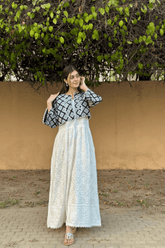 B.K Clothings Stitched 2 Piece-Jacket Maxi