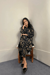 B.K Clothings Stitched 2 Piece-A New Petal Print