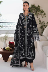 Sahil By Qalamkar Unstitched 3 Piece Luxury Lawn Suit-SA-02-Liana