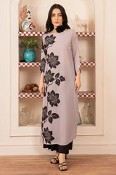 Morganite By Stitch Vibes Stitched Shirts Collection'2024-Lilac Long Shirt