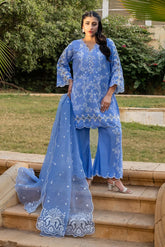 Dhaga Stitched 3 Piece Summer Collection'2025-Loraine