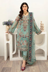 Minhal by Ramsha Unstitched 3 Piece Formals Vol-10 Suit-M-1001