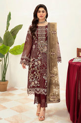 Minhal by Ramsha Unstitched 3 Piece Formals Vol-10 Suit-M-1003