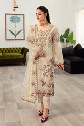 Minhal by Ramsha Unstitched 3 Piece Formals Vol-10 Suit-M-1004