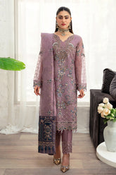 Minhal by Ramsha Unstitched 3 Piece Formals Vol-10 Suit-M-1005