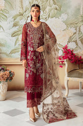 Minhal by Ramsha Unstitched 3 Piece Formals Vol-12 Suit-M-1201