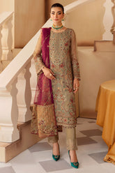 Minhal by Ramsha Unstitched 3 Piece Formals Vol-12 Suit-M-1208
