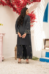 Umer Aayan 02-Pcs Drizzle Embroidered Lawn Suit