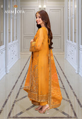 Asim Jofa Festive Luxe Ajem-12 Embroidered Organza 3 Pcs