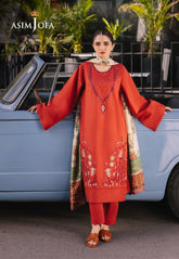 Asim Jofa Essential Pret Drop 2 Ajpb-41 Embroidered Lawn 3 Pcs